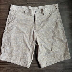 Eddie Bauer Tan Flat Front Shorts